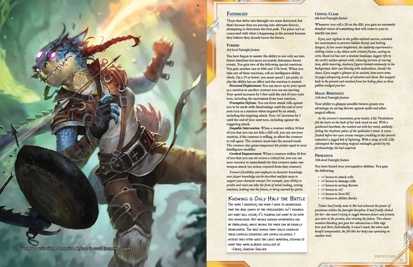 Creed's Codex: Legends of the Psions