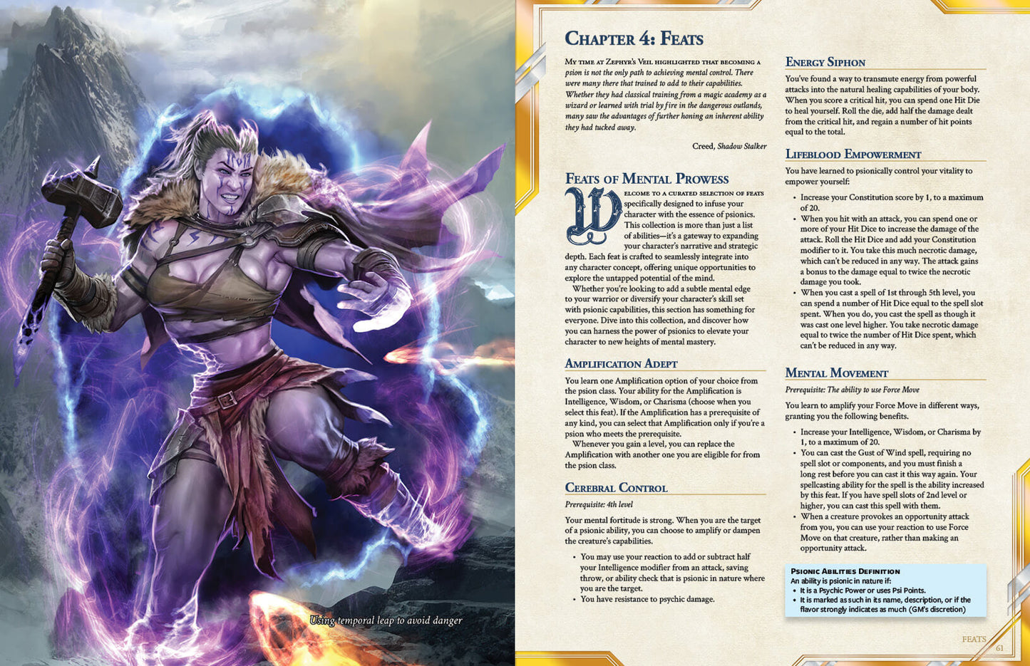 Creed's Codex: Legends of the Psions
