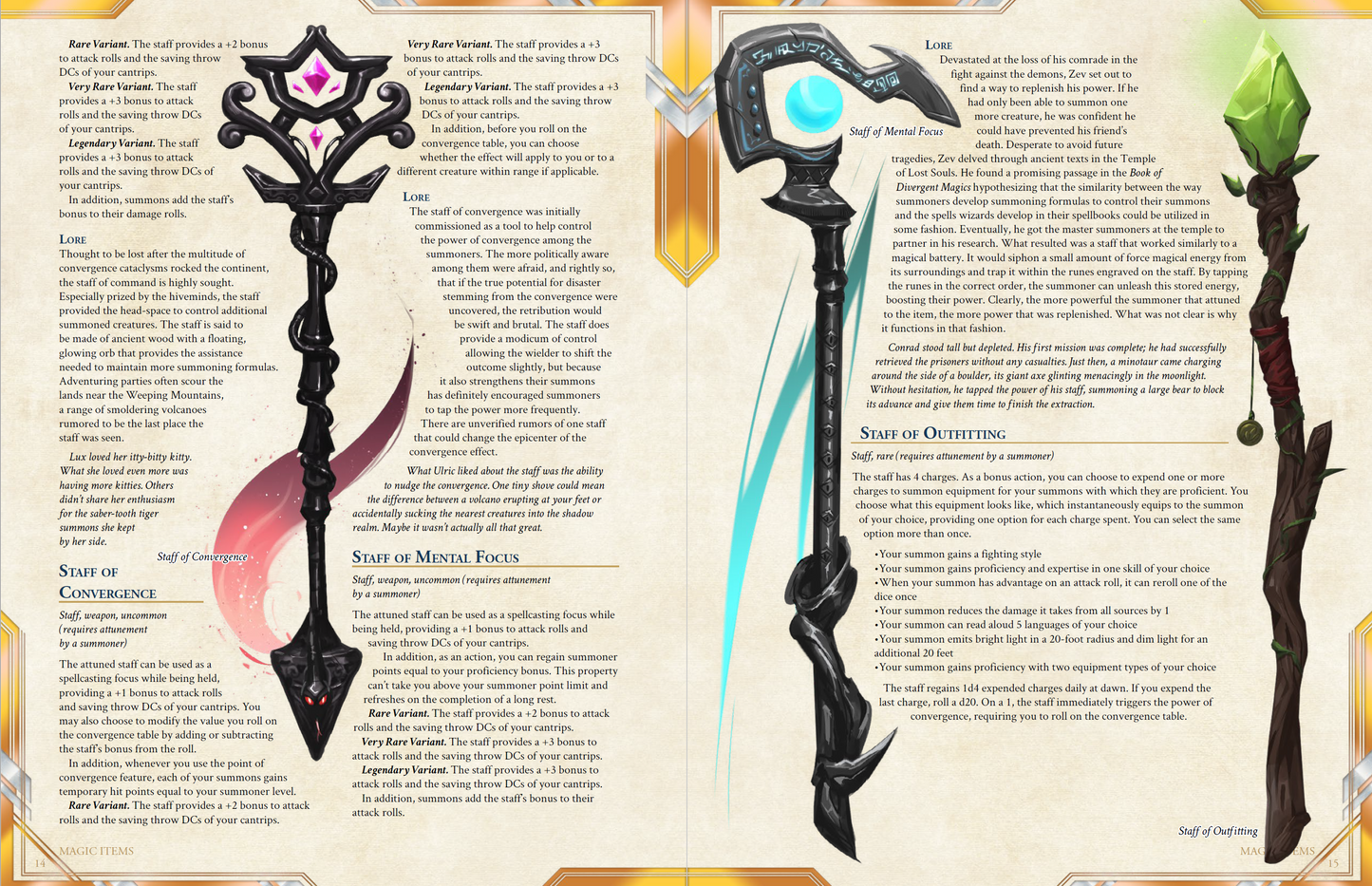 Magic Items and Exotic Equipment