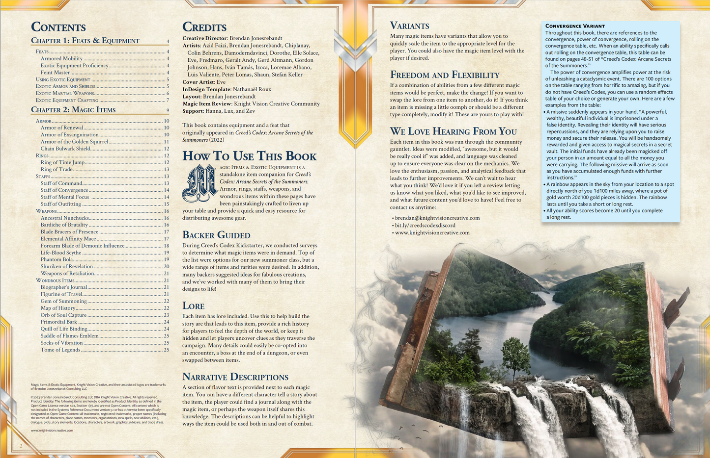 Magic Items and Exotic Equipment