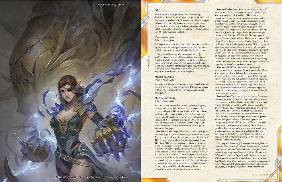 Creed's Codex: Arcane Secrets of the Summoners – Knight Vision Creative