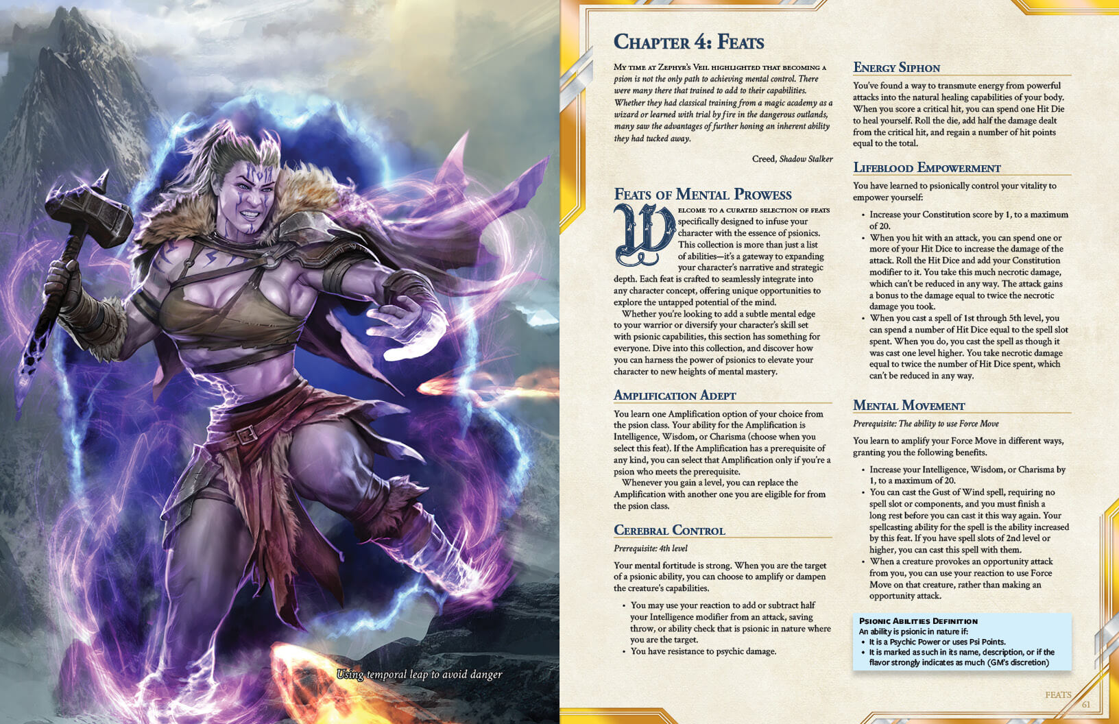 Creed’s Codex: Legends of the Psions – Knight Vision Creative